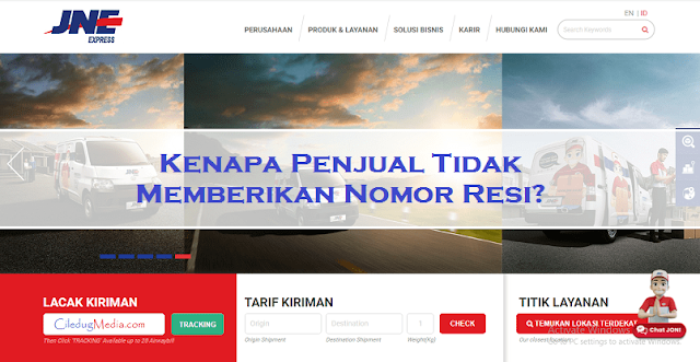 Kenapa Penjual Tidak Memberikan Nomor Resi? Kenapa Penjual Tidak Memberikan Nomor Resi?